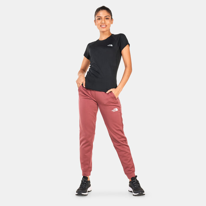 The North Face Women's Reaxion Fleece Joggers Red The North Face Women's Reaxion Fleece Joggers Red image number 2