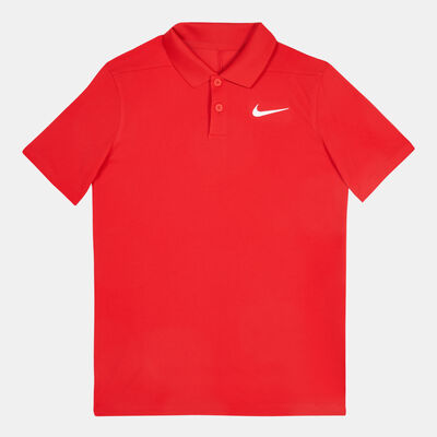 Nike Kids' Dri-FIT Victory SLD Polo Shirt Red Nike Kids' Dri-FIT Victory SLD Polo Shirt Red