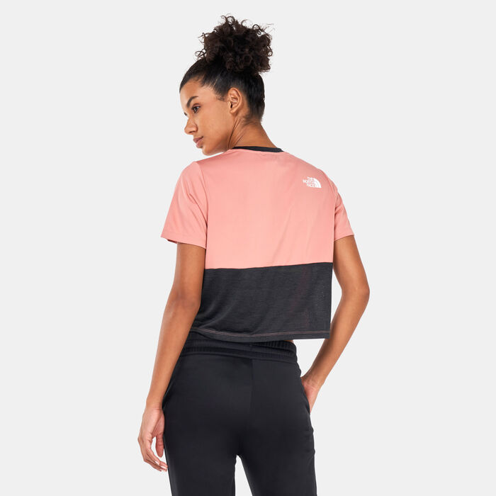 The North Face Women's Mountain Athletics T-Shirt Pink The North Face Women's Mountain Athletics T-Shirt Pink image number 1