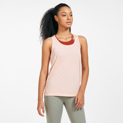 Nike Women's Yoga Tank Top Orange Nike Women's Yoga Tank Top Orange