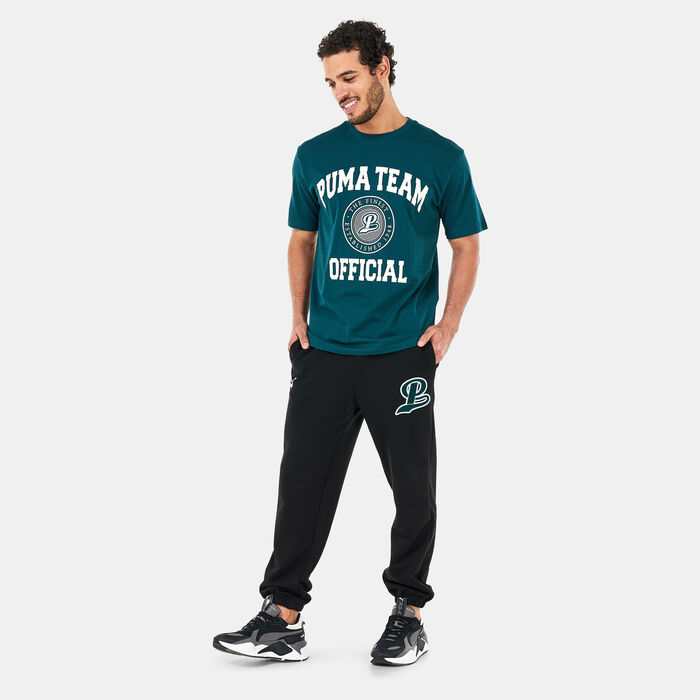 PUMA Men's Team Graphic T-Shirt Green PUMA Men's Team Graphic T-Shirt Green image number 2