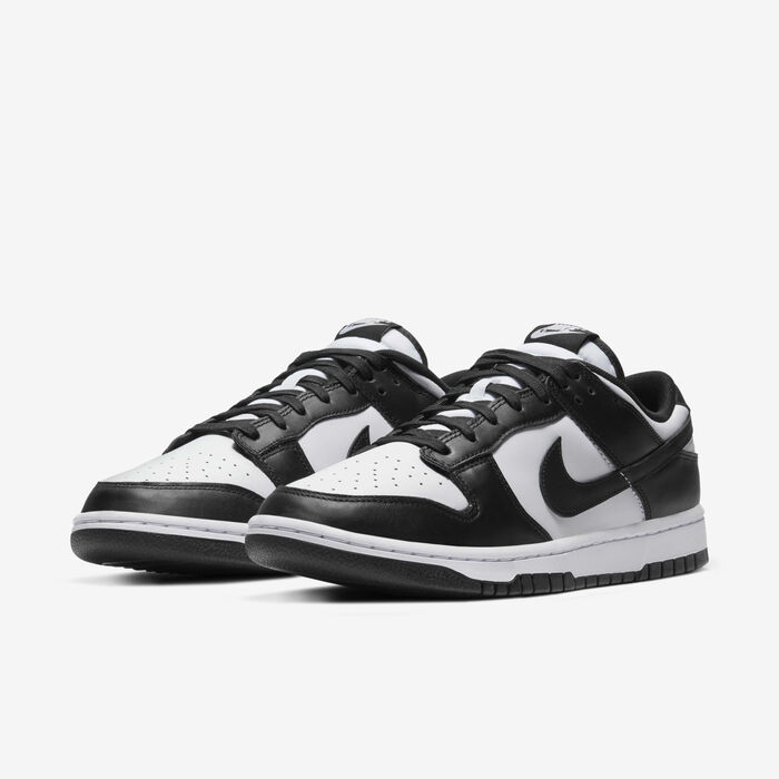 Nike Men's Dunk Low Retro Shoes Black image number 5