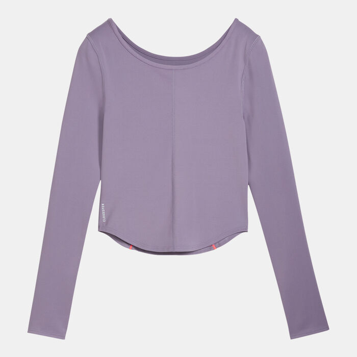 PUMA Women's CLOUDSPUN Top Purple PUMA Women's CLOUDSPUN Top Purple image number 1