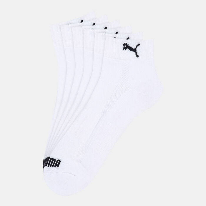 PUMA Cushioned Quarter Socks (3 Pack) White image number 0