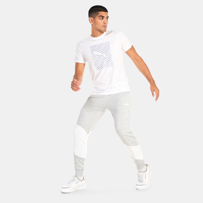 PUMA Men's Graphics Cat T-Shirt White PUMA Men's Graphics Cat T-Shirt White image number 2