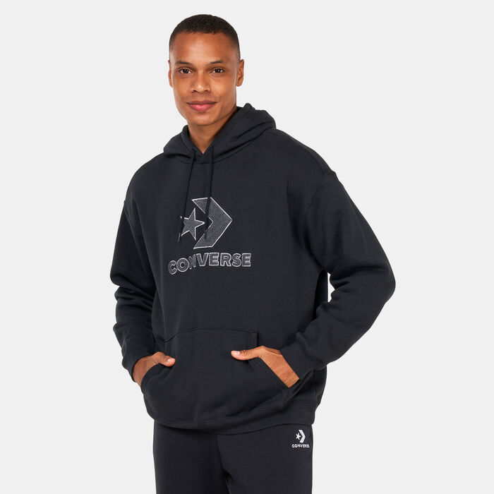 Converse Chevron Go-To Star Chevron Hoodie Black Converse Chevron Go-To Star Chevron Hoodie Black image number 0