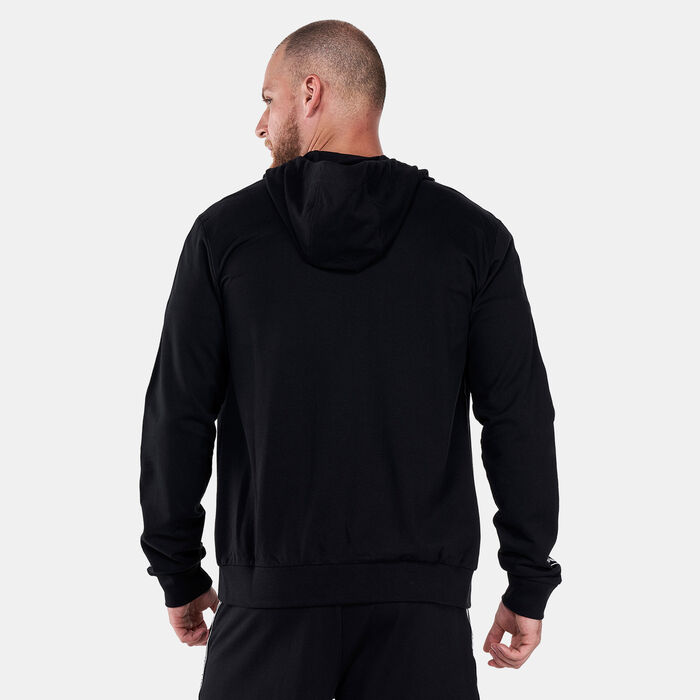 EA7 Emporio Armani Men's Train Logo Series Tape Hoodie Black EA7 Emporio Armani Men's Train Logo Series Tape Hoodie Black image number 1