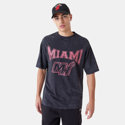 New Era NBA Miami Heat Washed T-Shirt Black