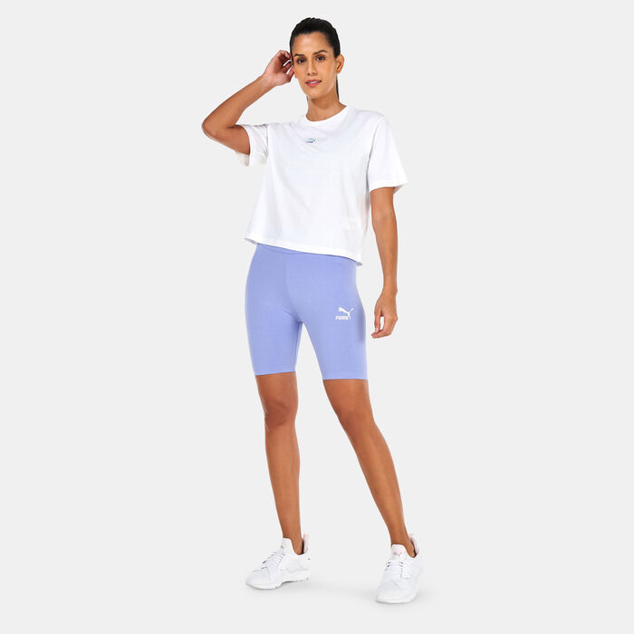 PUMA Women's Classics Graphic T-Shirt White PUMA Women's Classics Graphic T-Shirt White image number 2
