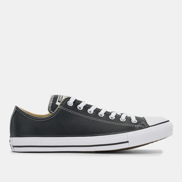 Converse Chuck Taylor All Star Low-Top Leather Unisex Shoe Black Converse Chuck Taylor All Star Low-Top Leather Unisex Shoe Black image number 0