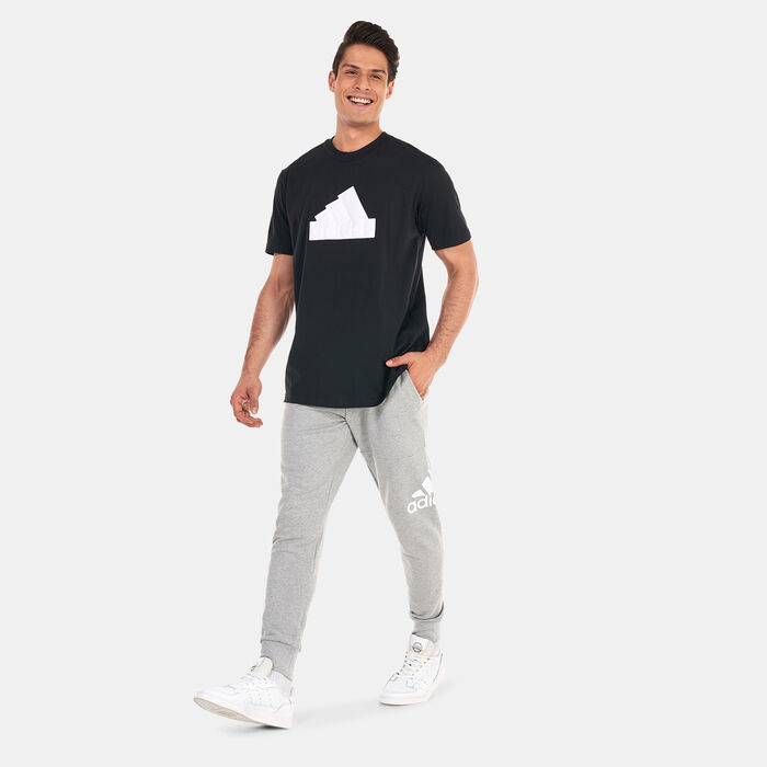 adidas Men's Essentials French Terry Tapered Pants Grey adidas Men's Essentials French Terry Tapered Pants Grey image number 2