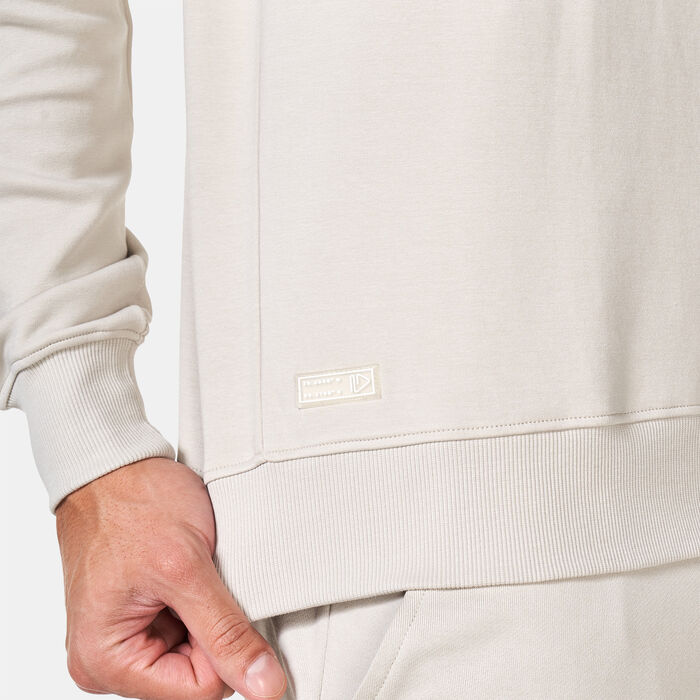 Sun and Sand Sports Men's Interlock Sweatshirt Beige Sun and Sand Sports Men's Interlock Sweatshirt Beige image number 3