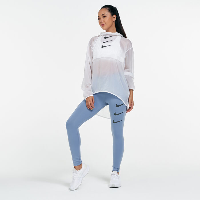 Nike Women's Run Division Pullover Packable Jacket White Nike Women's Run Division Pullover Packable Jacket White image number 2