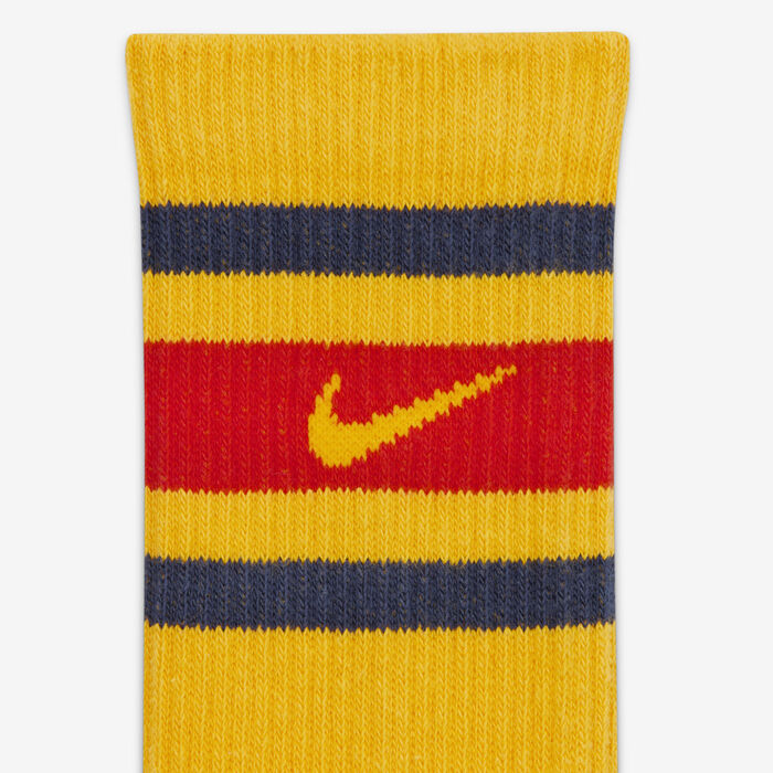 Nike Everyday Plus Cushioned Crew Socks (3 Pairs) yellow image number 3