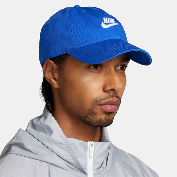 Nike Club Unstructured Futura Wash Cap Blue Nike Club Unstructured Futura Wash Cap Blue image number 2