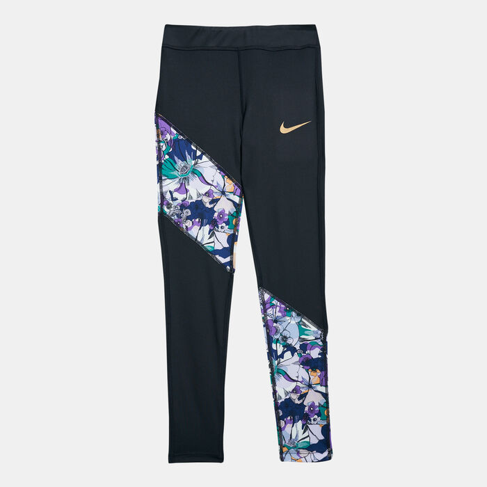Nike Kids' One TGT Energy Leggings Black Nike Kids' One TGT Energy Leggings Black image number 0