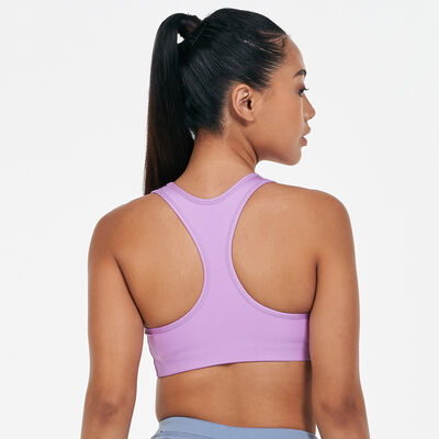 Nike Women's Swoosh Futura Sports Bra Purple