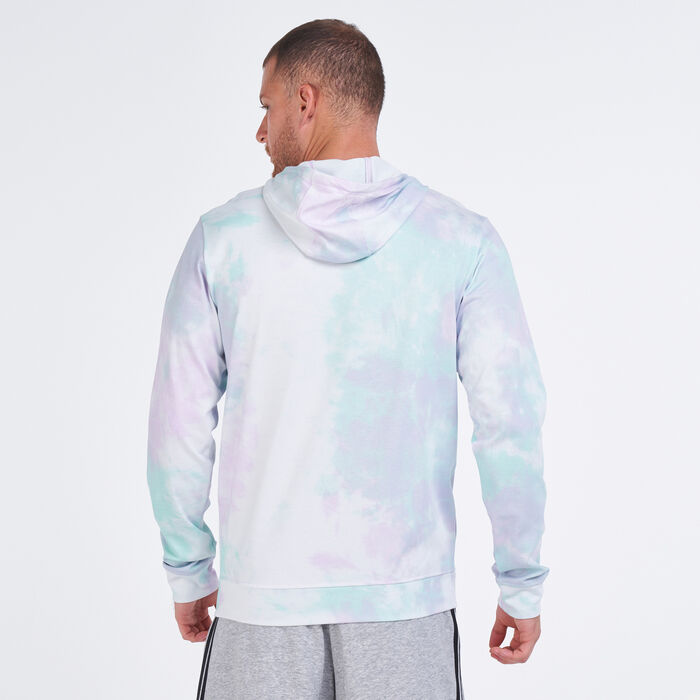 adidas Men's Essentials Tie-Dyed Inspirational Hoodie Multi adidas Men's Essentials Tie-Dyed Inspirational Hoodie Multi image number 1