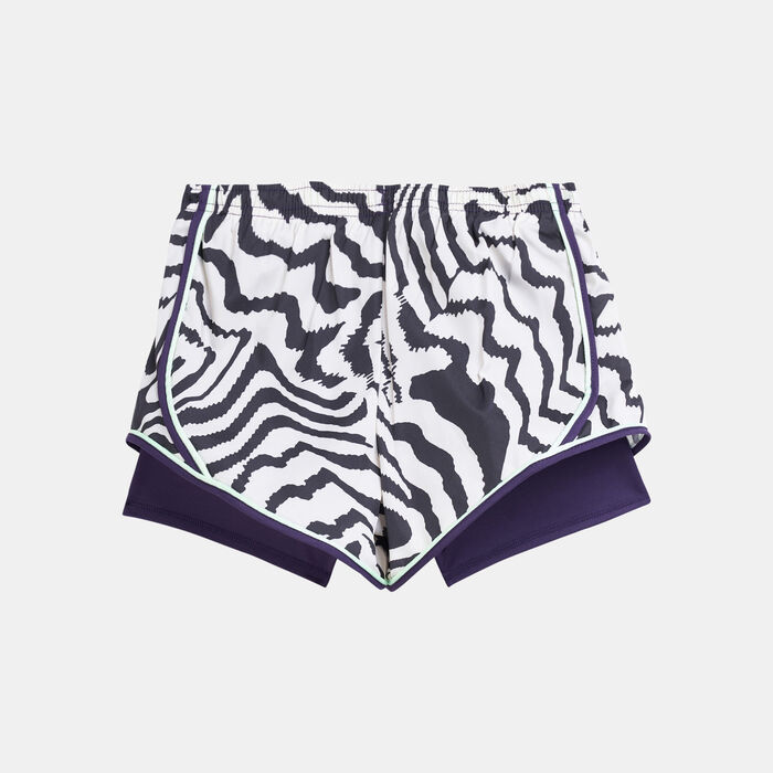 Nike Kids' Dri-FIT Tempo Printed Running Shorts Purple Nike Kids' Dri-FIT Tempo Printed Running Shorts Purple image number 1