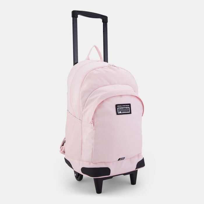 PUMA Kids' Academy Wheel Backpack Pink image number 2