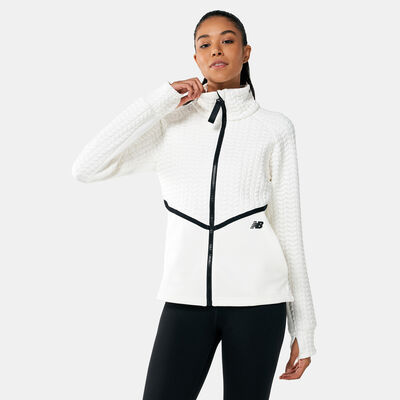 New Balance Women's Heatloft Athletic Jacket White