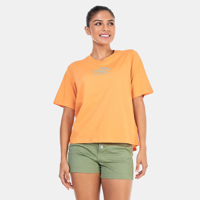 Columbia Women's North Cascades T-Shirt Orange Columbia Women's North Cascades T-Shirt Orange image number 0