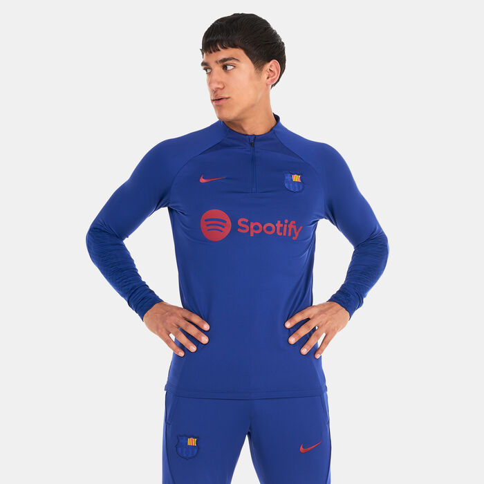Nike Men’s F.C. Barcelona Dri-FIT Strike Drill Top Blue image number 0