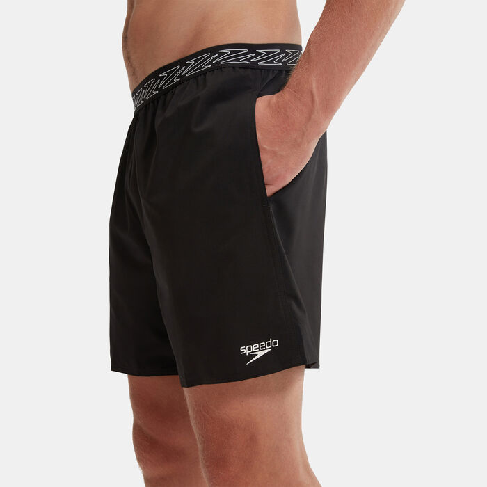 Speedo Men's Hyperboom Band Swimming Shorts Black Speedo Men's Hyperboom Band Swimming Shorts Black image number 3
