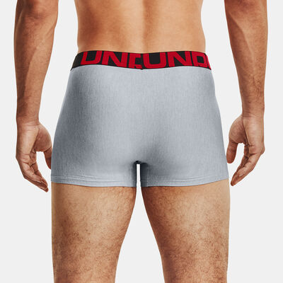 Under Armour Men's UA Tech™ 3-Inch Boxerjock® (2-Pack) Grey