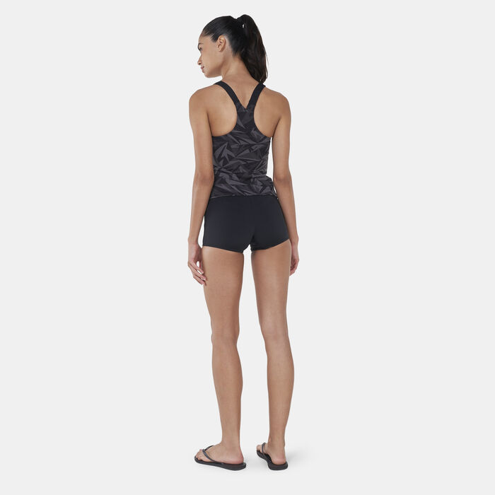 Speedo Women's Hyperboom Tankini and Shorts Set Black Speedo Women's Hyperboom Tankini and Shorts Set Black image number 1
