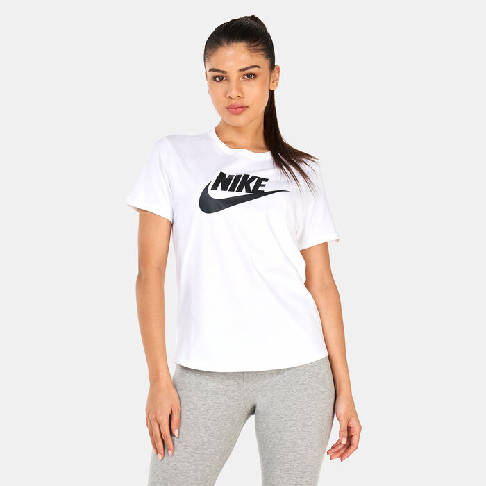 Nike Women's Sportswear Essentials Logo T-Shirt White Nike Women's Sportswear Essentials Logo T-Shirt White image number 0