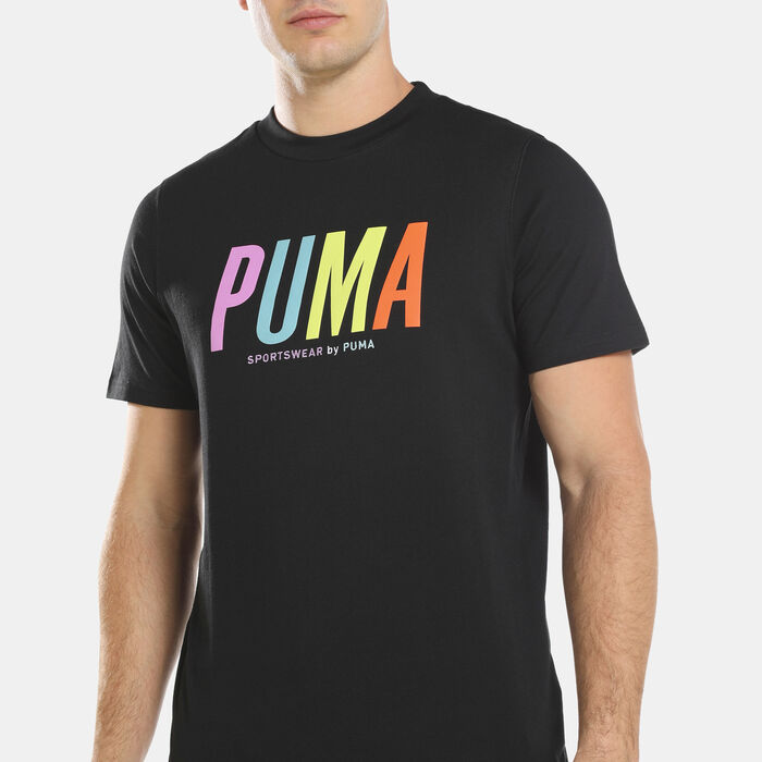 PUMA Men's SWxP Graphic T-Shirt Black PUMA Men's SWxP Graphic T-Shirt Black image number 3