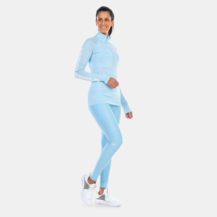 Under Armour Women's UA Tech™ Evolved Core ½ Zip Training Top Blue Under Armour Women's UA Tech™ Evolved Core ½ Zip Training Top Blue image number 2