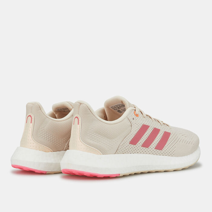 adidas Women's Pureboost 21 Shoe Beige adidas Women's Pureboost 21 Shoe Beige image number 3