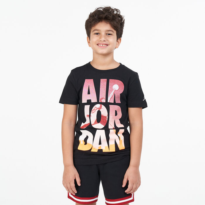 Nike Kids' Dunk Fade T-Shirt Black image number 0