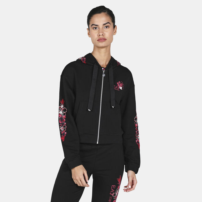 EA7 Emporio Armani Women's Hoodie Black image number 0
