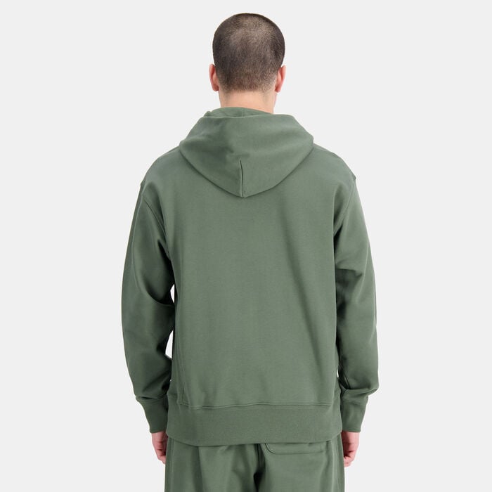 New Balance Men's Athletics 90s Pullover Hoodie Green New Balance Men's Athletics 90s Pullover Hoodie Green image number 1