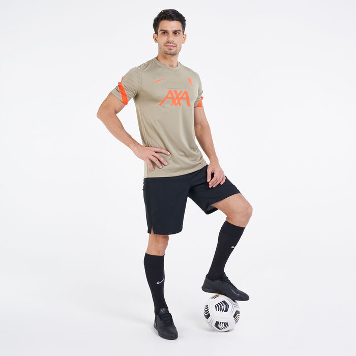 Nike Men's Liverpool F.C. Dri-FIT Strike T-Shirt Brown Nike Men's Liverpool F.C. Dri-FIT Strike T-Shirt Brown image number 2