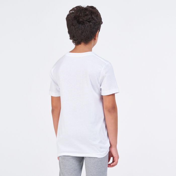 Converse Kids' Chuck Patch T-Shirt White Converse Kids' Chuck Patch T-Shirt White image number 1