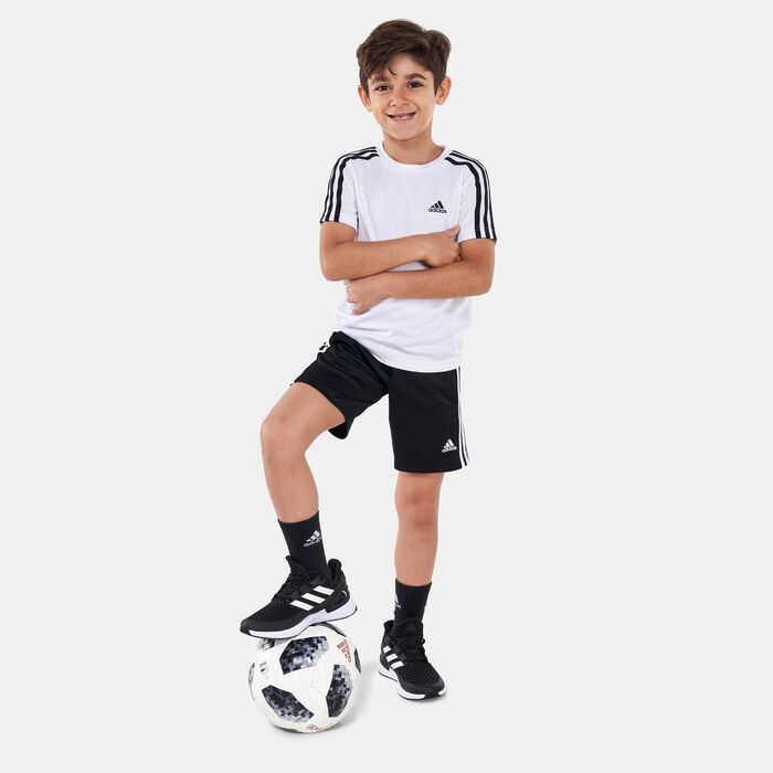 adidas Kids' Designed 2 Move T-Shirt and Shorts Set White adidas Kids' Designed 2 Move T-Shirt and Shorts Set White image number 2