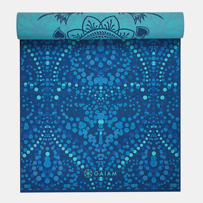 Gaiam Reversible Mystic Sky Yoga Mat (6mm) Blue Gaiam Reversible Mystic Sky Yoga Mat (6mm) Blue