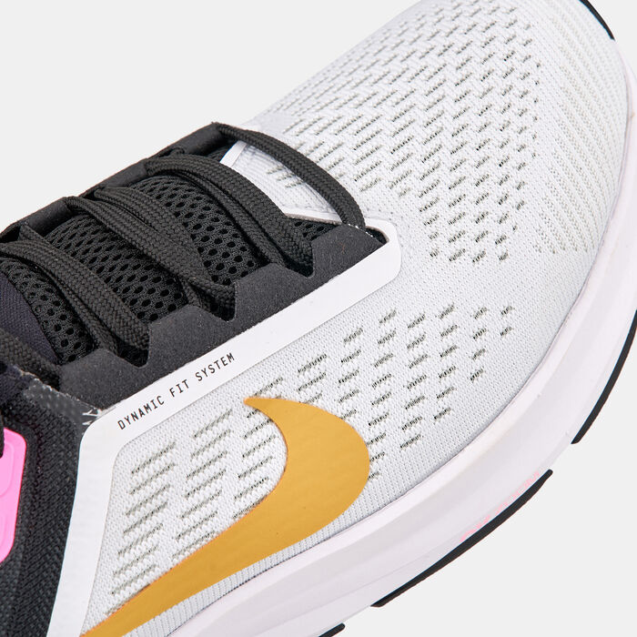 Nike Women's Air Zoom Structure 24 Shoe White Nike Women's Air Zoom Structure 24 Shoe White image number 4