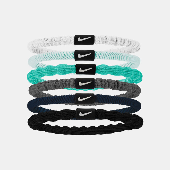 Nike Flex Hair Ties (6 Pieces) White image number 0
