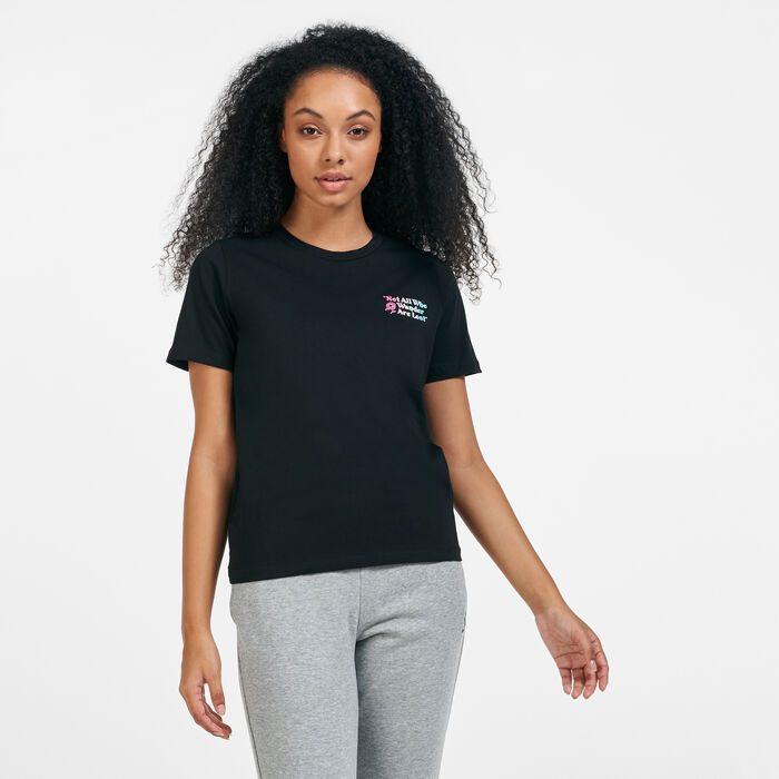 Converse Women's Exploration Team T-Shirt Black Converse Women's Exploration Team T-Shirt Black image number 0