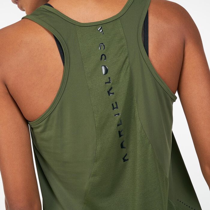 adidas Women's Karlie Kloss Run Tank Top Green image number 3