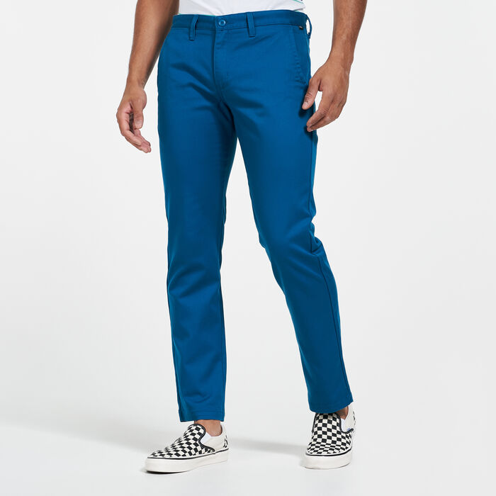 Vans Men's Authentic Chino Stretch Pants Blue Vans Men's Authentic Chino Stretch Pants Blue image number 0