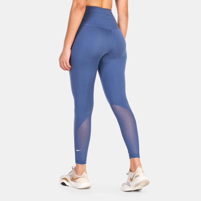 Nike Women's One High-Waisted Leggings Blue image number 1