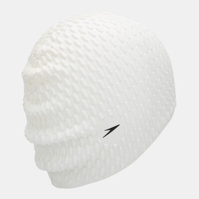 Speedo Bubble Swimming Cap White