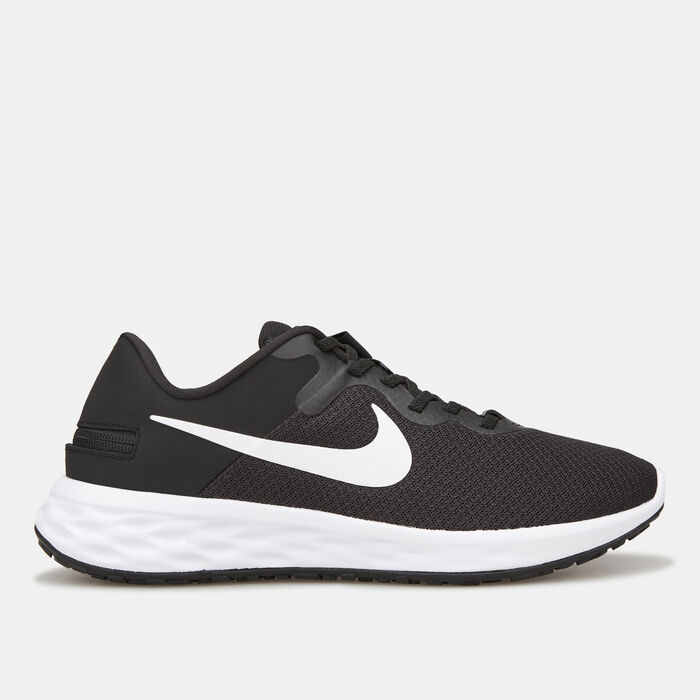 Nike Men's Revolution 6 FlyEase Easy On/Off Road Running Shoe Black image number 0