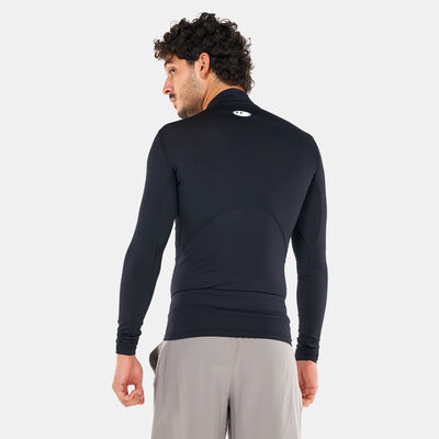 Under Armour Men's HeatGear® Mock Long Sleeve T-Shirt Black Under Armour Men's HeatGear® Mock Long Sleeve T-Shirt Black